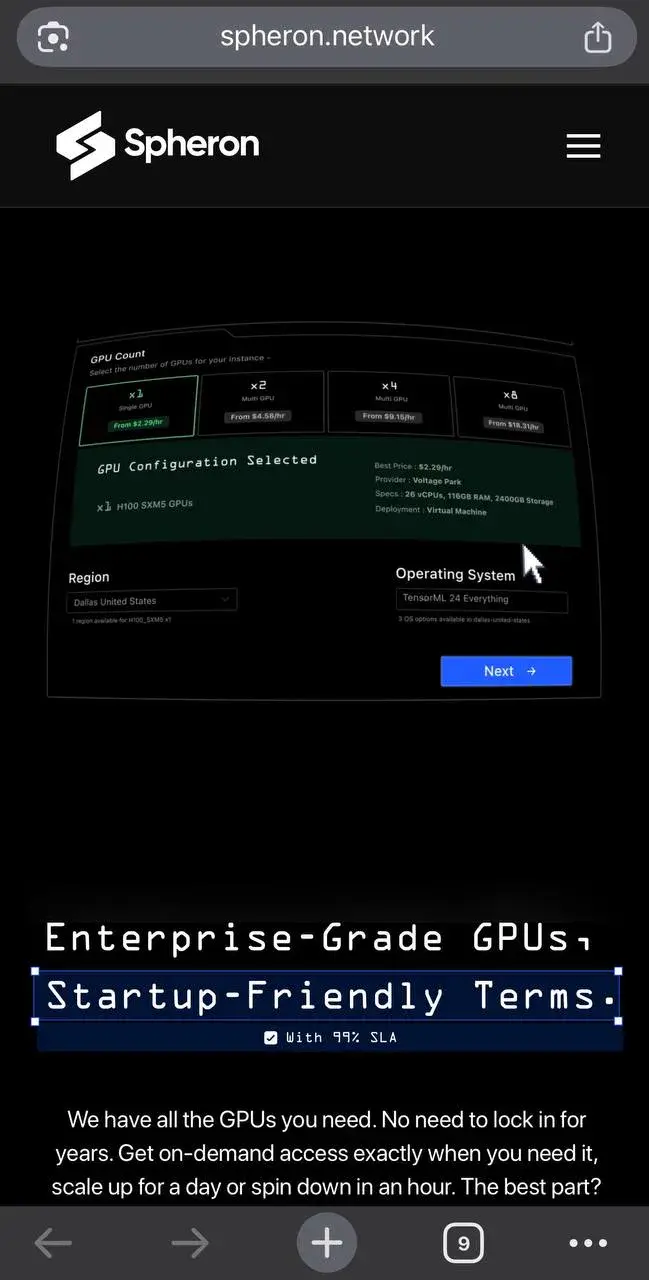 Spheron Network - Decentralized Cloud Platform